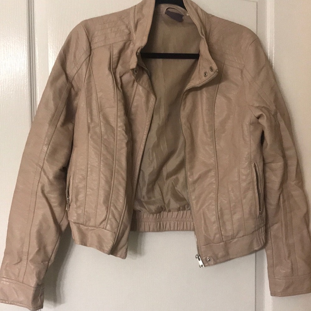 Faux Leather Jacket!